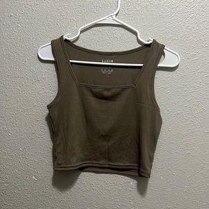 Square neck tank top